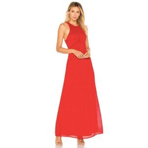 NWT House of Harlow 1960 Allegra Red Maxi Dress XS